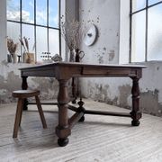 Table chêne style Louis XIV 1900