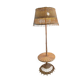 Lampadaire rotin vintage