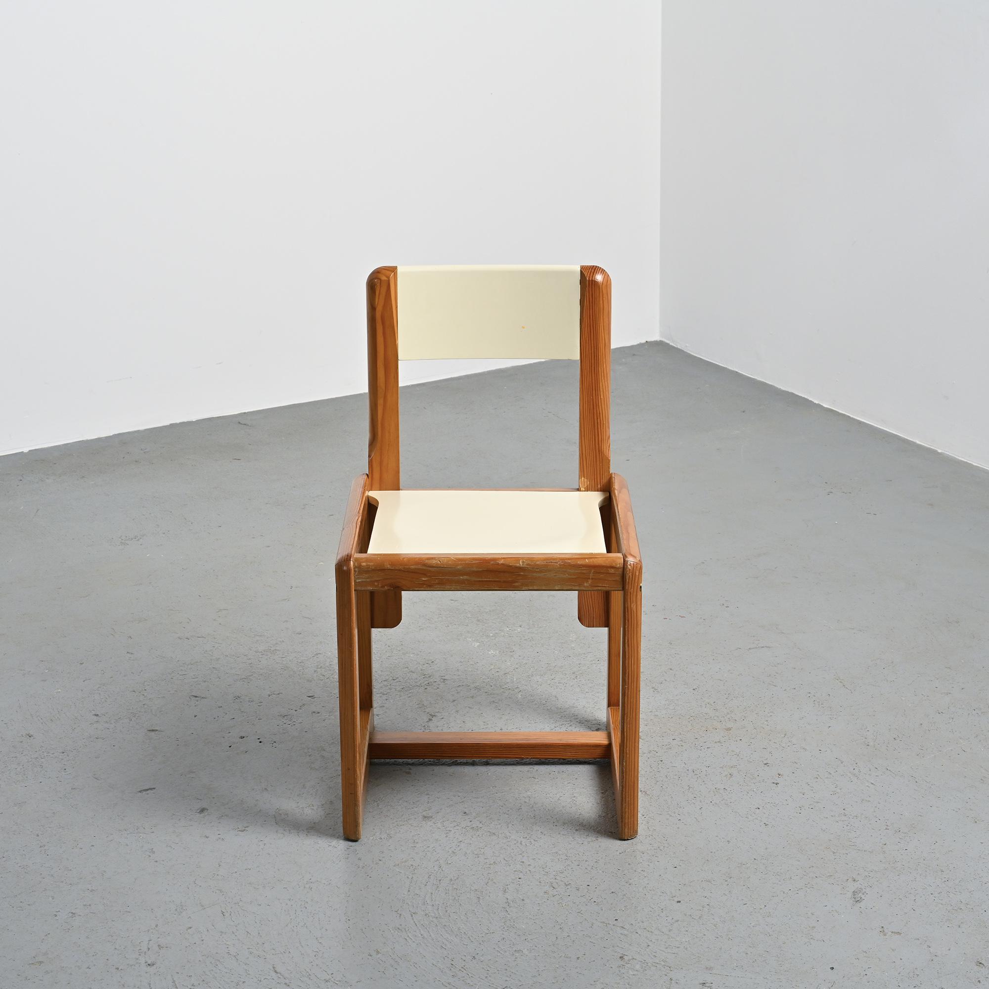André Sornay: pair of chairs, France circa 1960