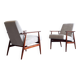 1960 Henryk Lis Fauteuils en vert eau