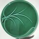 60's ceramic leaf cheese board