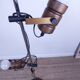 Floor lamp spots metal wood