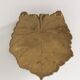 Mail holder, solid brass leaf 1970