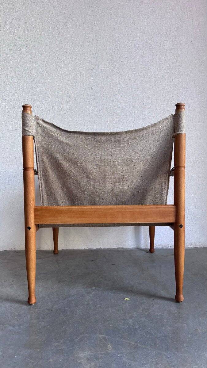 Vintage safari chair Erik Worts