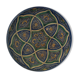 Polychrome Dish Ghotar from Fez Morocco XIX Africa