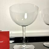 2 tasting champagne glasses Baccarat