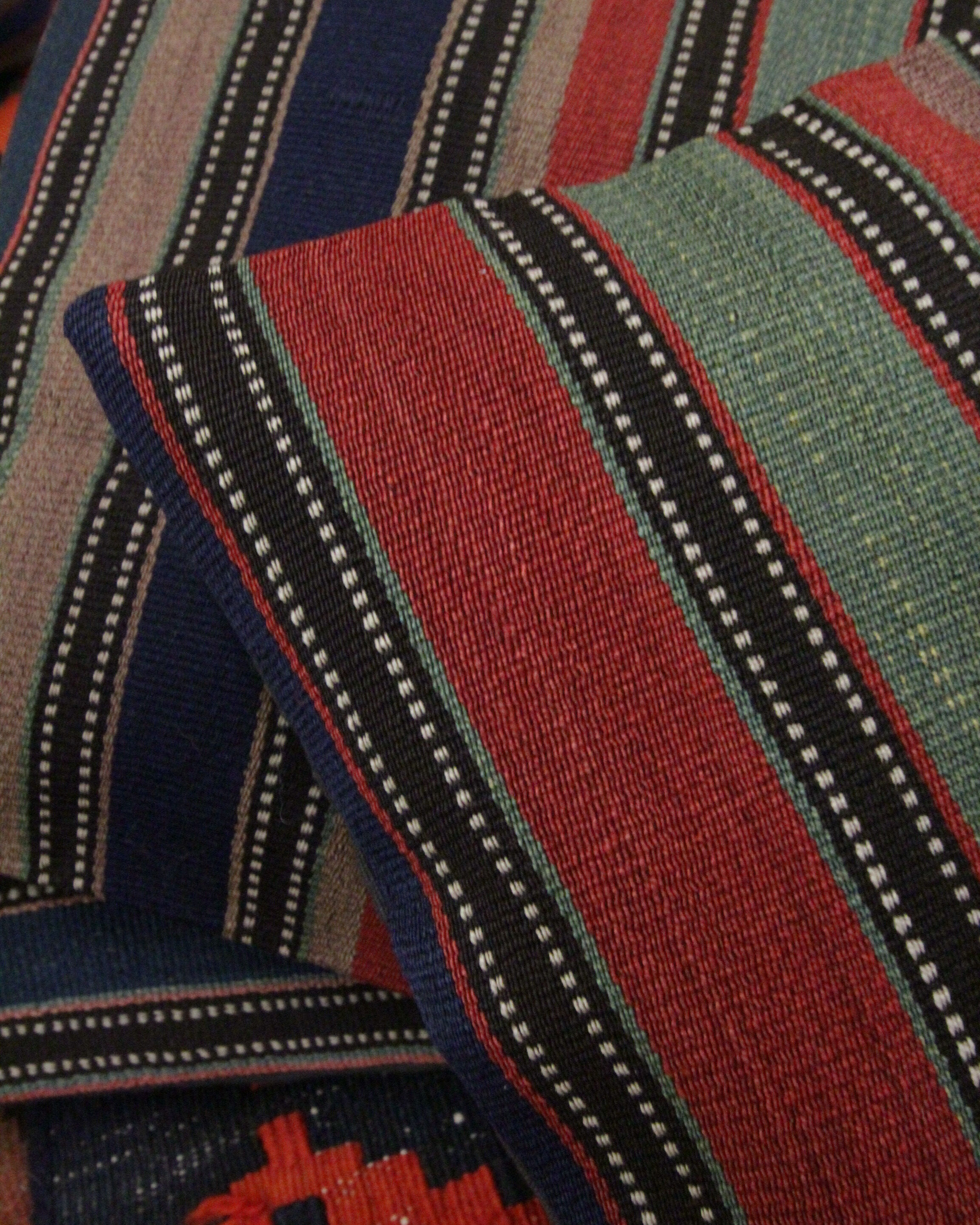 Striped Wool Kilim Pillow Cover, Handwoven Traditional Scatter Cushion- 39x39cm