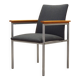 Grey armchair, Danish design, 1960s, designer: Sigvard Bernadotte, manufact