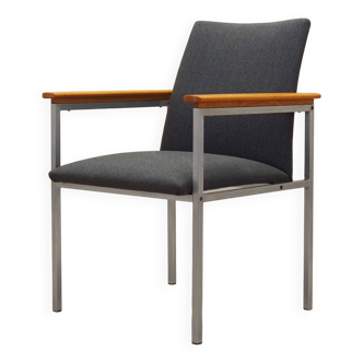 Grey armchair, Danish design, 1960s, designer: Sigvard Bernadotte, manufact