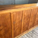 Old counter with sliding doors