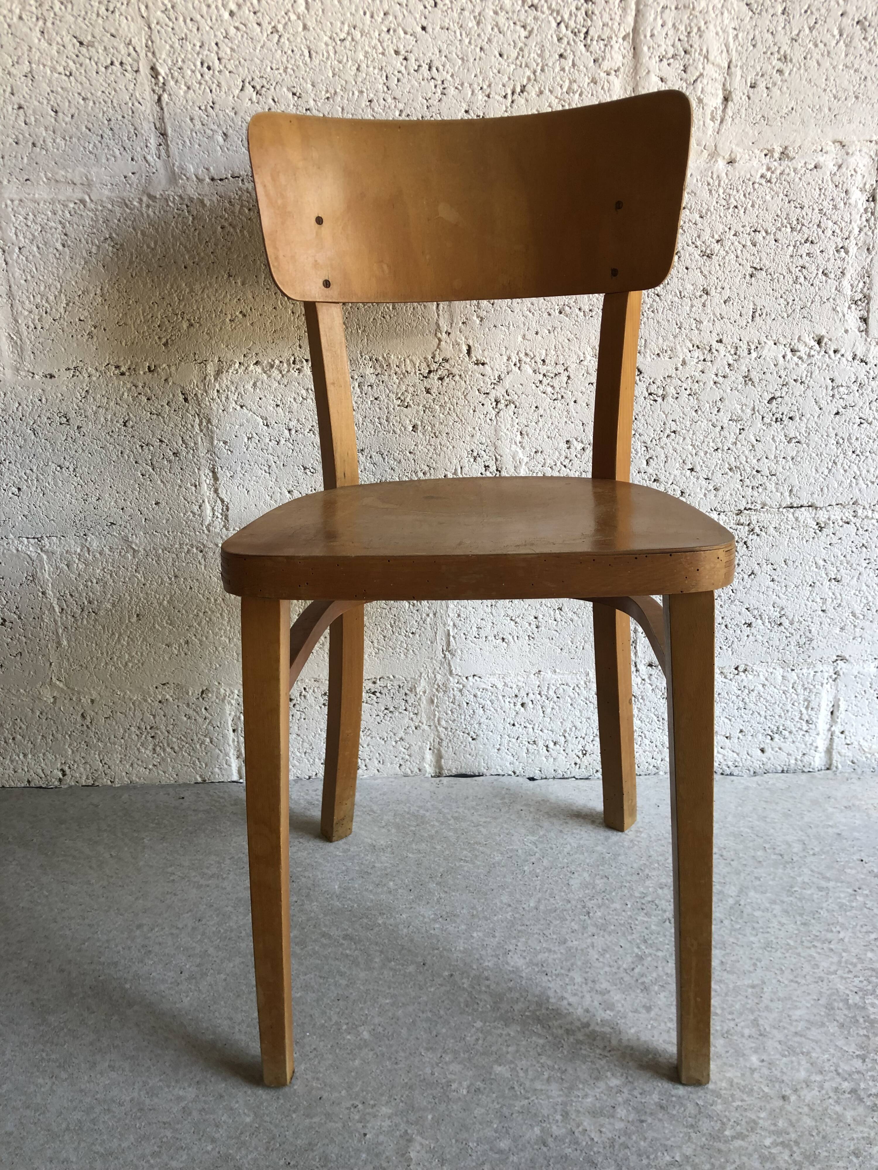 3 chaises bistrot Thonet