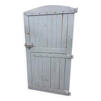 Solid oak door from the 19th century.