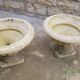 Pair of medicis vases in old reconstituted stone 1950s