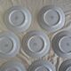 8 plates dessert porcelain Guy Degrenne decoration Basket fruit flowers