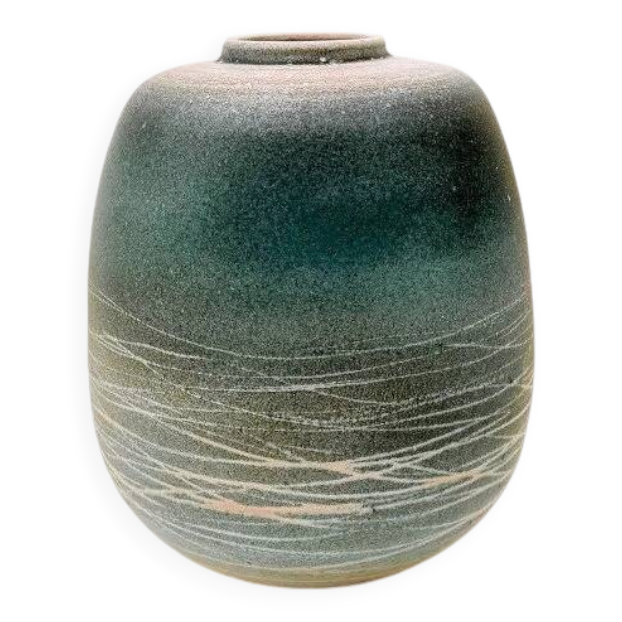 Ceramic vase signed, circa 1970
