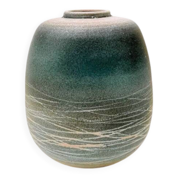 Ceramic vase signed, circa 1970