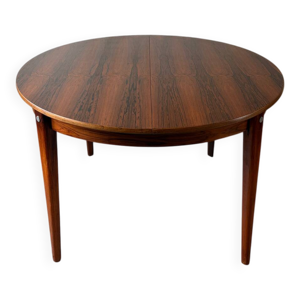 Table ronde extensible - palissandre rio