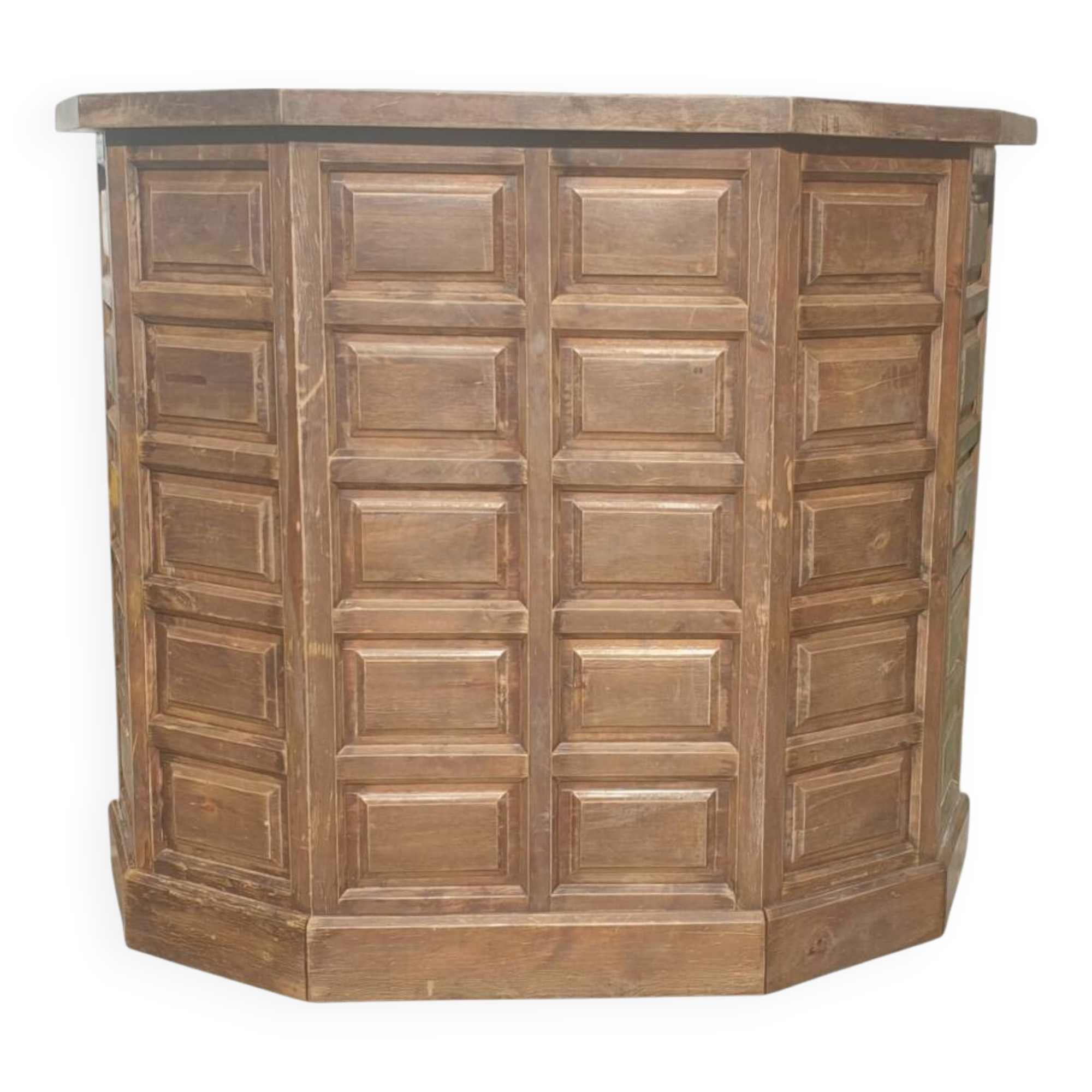 Counter, solid wood bar cabinet