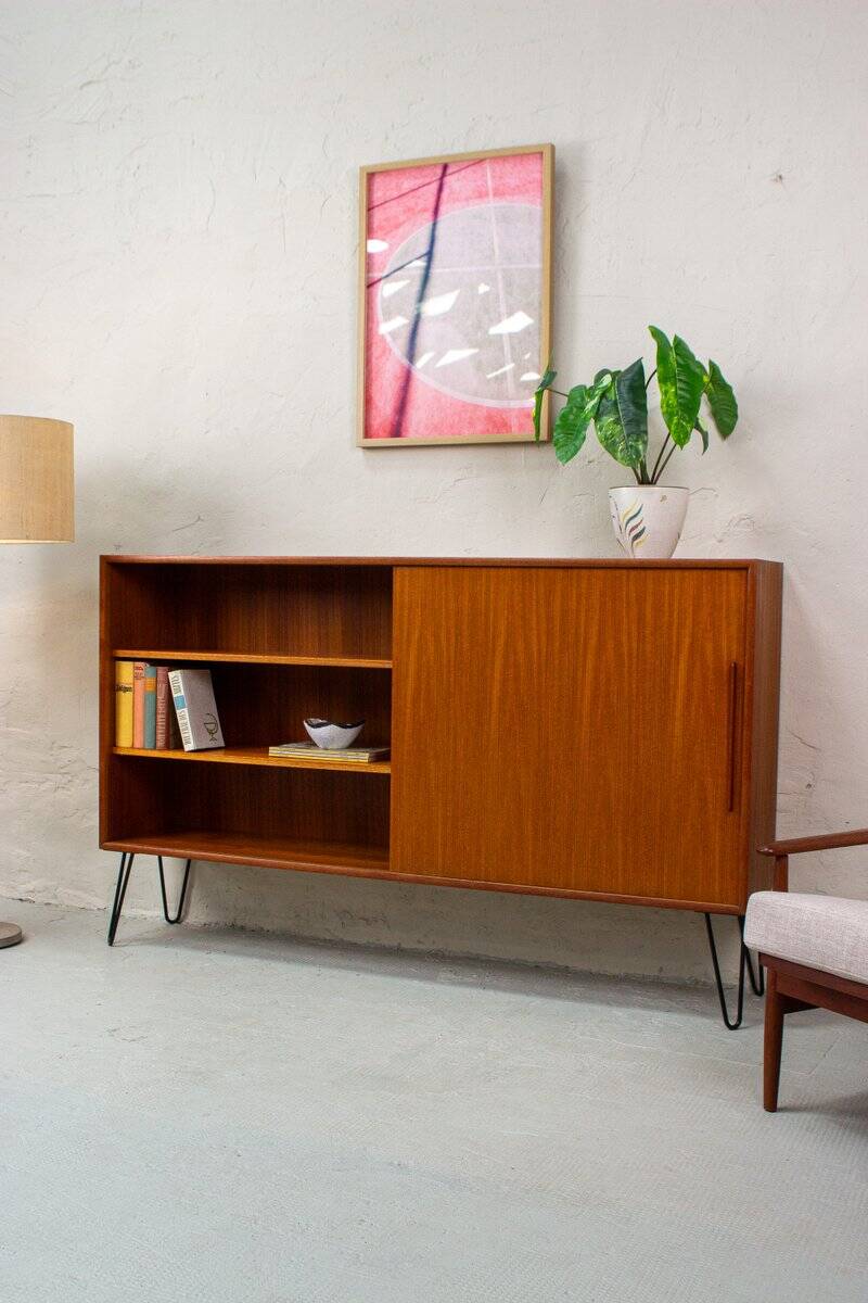 Mid-Century Teak Sideboard by WK Möbel, Denmark, 1960s