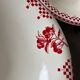 4 soup plates Comptoir de Famille “red checkerboard” model