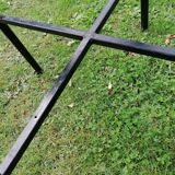 Iron bistro table