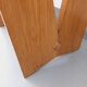 Vintage Guillerme and Chambron coffee and side table in solid oak and ceramic from the 50s and 60s