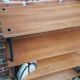 Etagère en bois pied métal