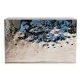Contemporary Stainless Steel Reception Desk