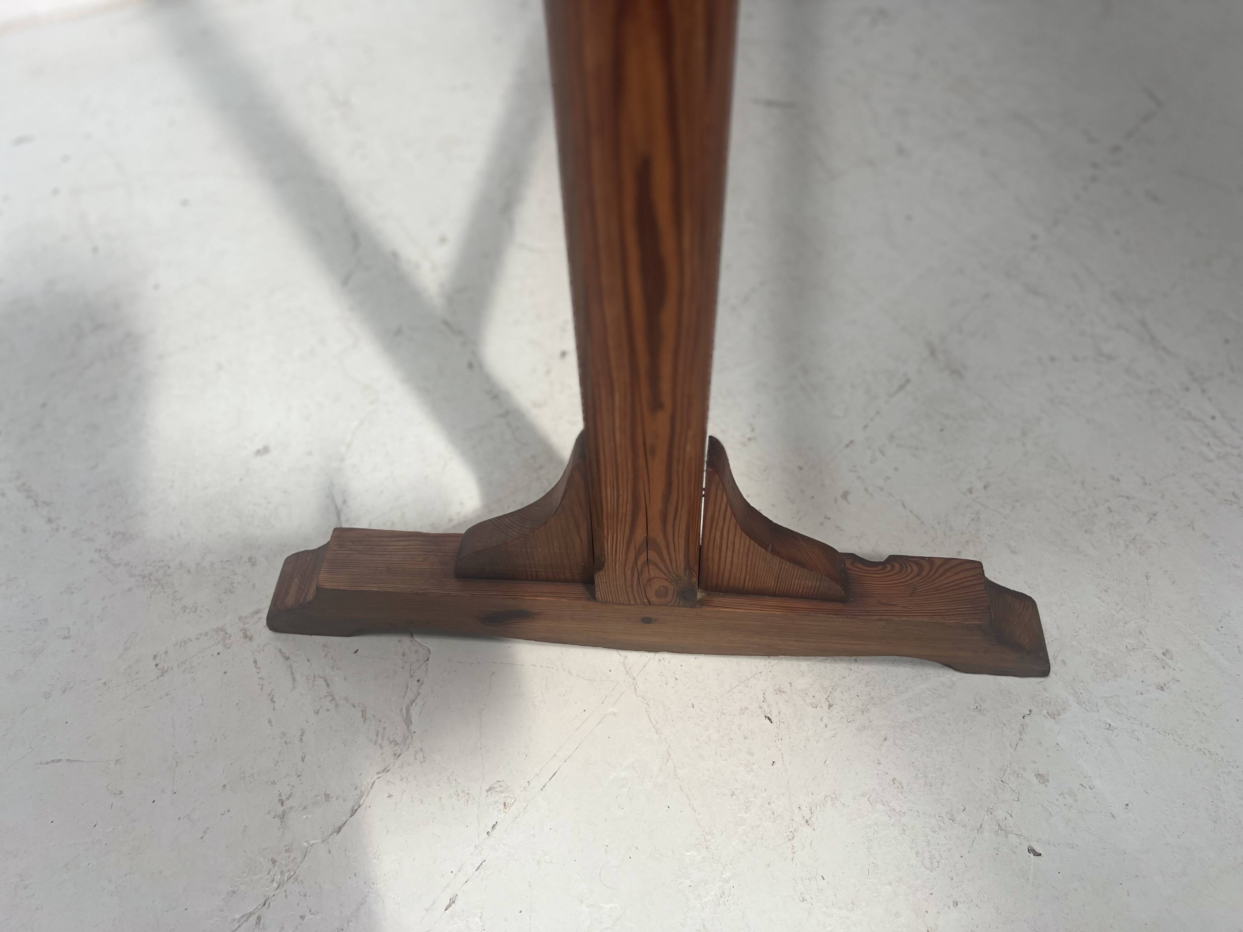 20th century solid fir hotel coat rack