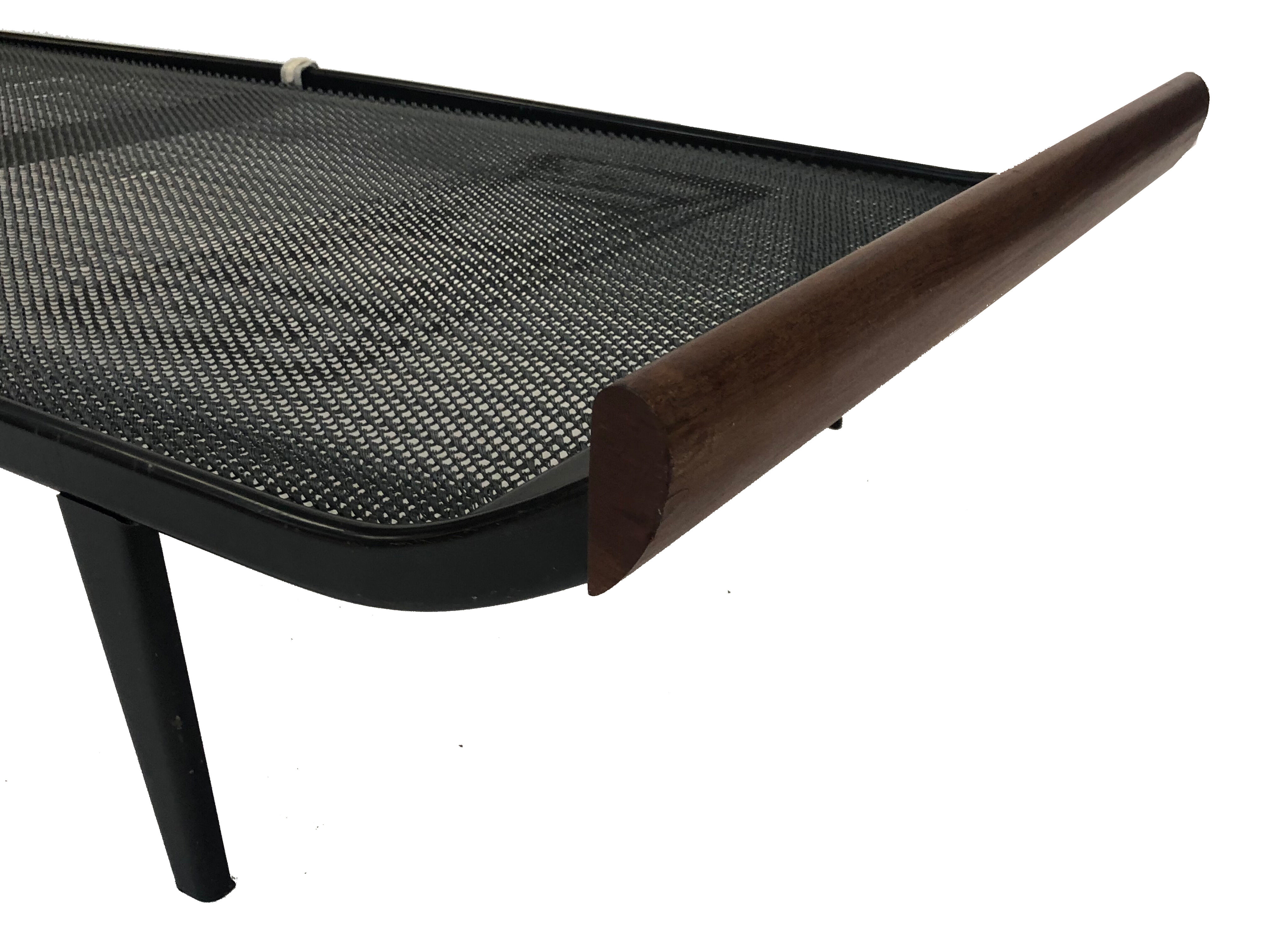 Vintage Daybed Auping Cleopatra bed Dick Cordemeyer teak metal design