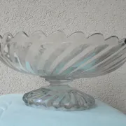Glass compote Portieux