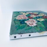 Oil on canvas small flowers