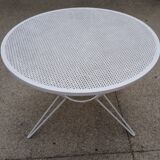 Garden set in wrought iron  60s 70s