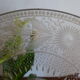 Plate with crystal heel engraved Saint Louis / Baccarat 19th century - 21.5 cm