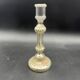 Bougeoir en verre eglomisé XIXe 19e