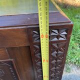 Enfilade buffet art deco brutalist furniture Morocco style dudouy