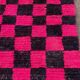 Handmade square Berber rug, size 150 x 250 cm