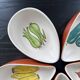 Service de 5 coupelles décor légumes