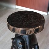 African zoomorphic wooden stool