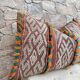Vintage Berber wool cushion cover: Moroccan cushion, Boujad pattern