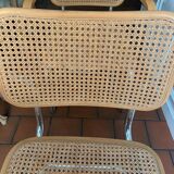 Pairs of Cesca B64 armchairs with armrests by Marcel Breuer