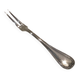 Fourchette à viande froide en métal argenté orfèvre Christofle Malmaison