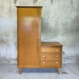 Vintage asymmetrical wardrobe