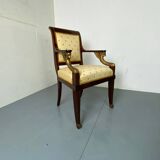 Fauteuil haut Empire français ancien