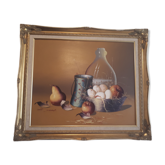 Tableau nature morte signé Violette De Mazia