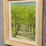 Brémond: oil painting on panel from the first part of the 20th century