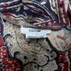 Square Indian tablecloth 130x130 with paisley patterns.
