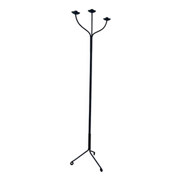 large wrought iron candlestick