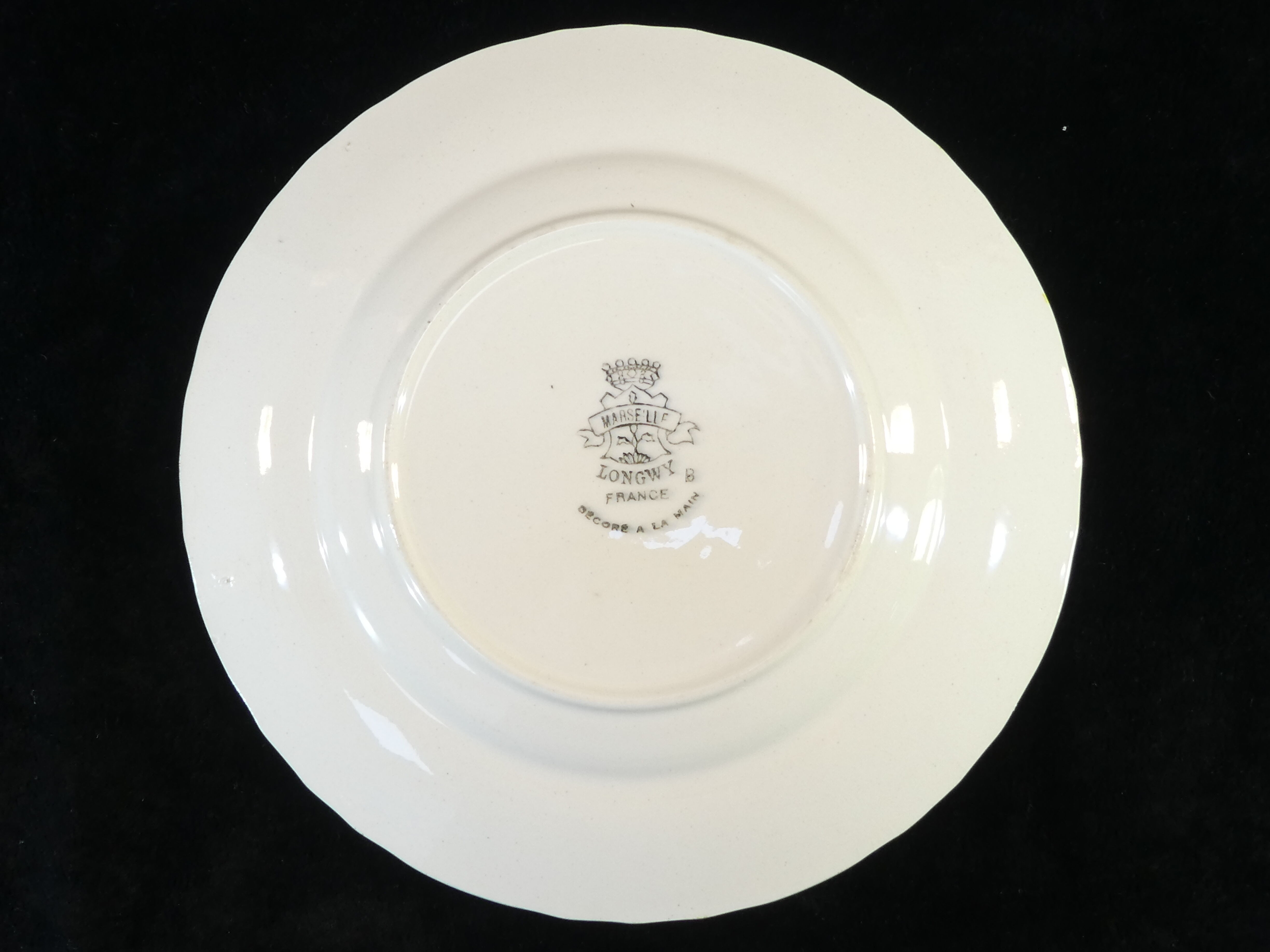 6 flat plates Longwy model Marseille