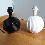 Ceramic foot lamps